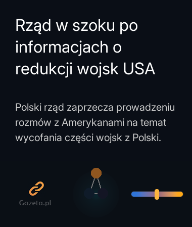Rząd w szoku po informacjach o redukcji wojsk USA