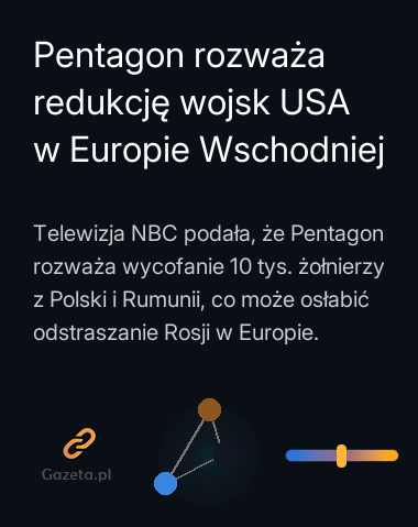 Pentagon rozważa redukcję wojsk USA w Europie Wschodniej