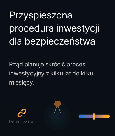 Przyspieszona procedura inwestycji dla bezpieczeństwa