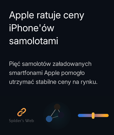 Apple ratuje ceny iPhone'ów samolotami