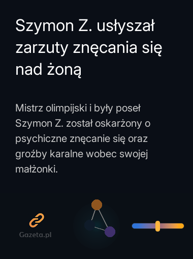 Szymon Z. usłyszał zarzuty znęcania się nad żoną