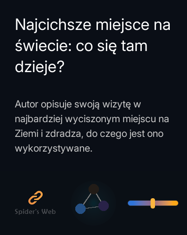 Najcichsze miejsce na świecie: co się tam dzieje?