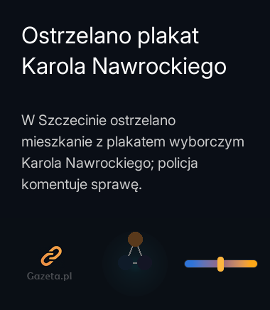Ostrzelano plakat Karola Nawrockiego