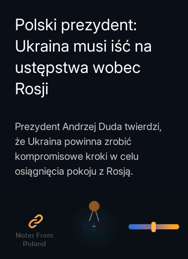 Polski prezydent: Ukraina musi iść na ustępstwa wobec Rosji
