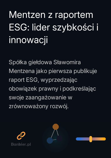 Mentzen z raportem ESG: lider szybkości i innowacji