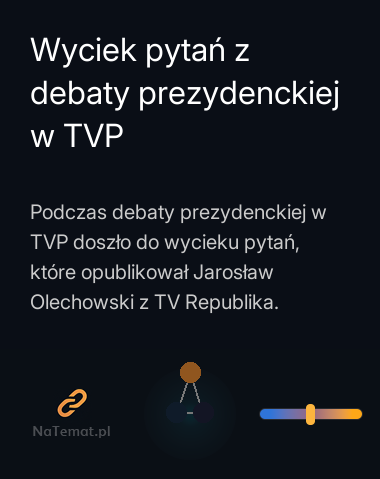 Wyciek pytań z debaty prezydenckiej w TVP