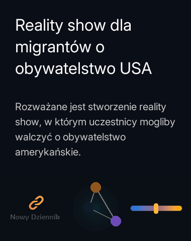 Reality show dla migrantów o obywatelstwo USA