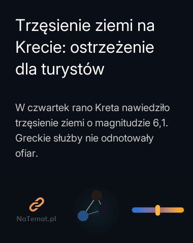 Trzęsienie ziemi na Krecie: ostrzeżenie dla turystów