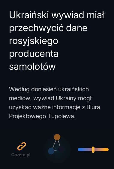 Ukraiński wywiad miał przechwycić dane rosyjskiego producenta samolotów