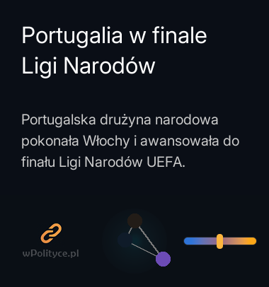 Portugalia w finale Ligi Narodów