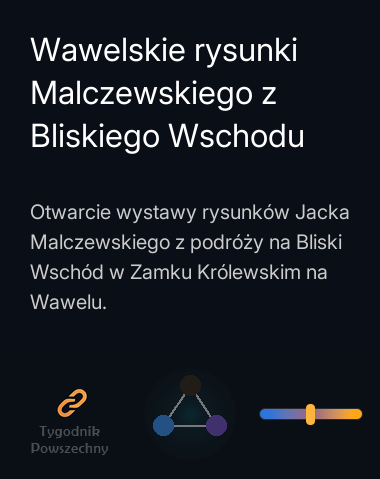 Wawelskie rysunki Malczewskiego z Bliskiego Wschodu