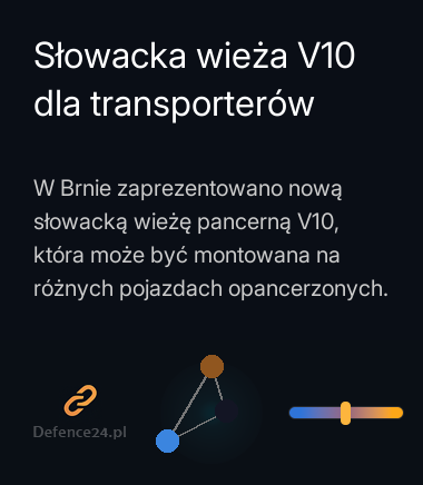 Słowacka wieża V10 dla transporterów