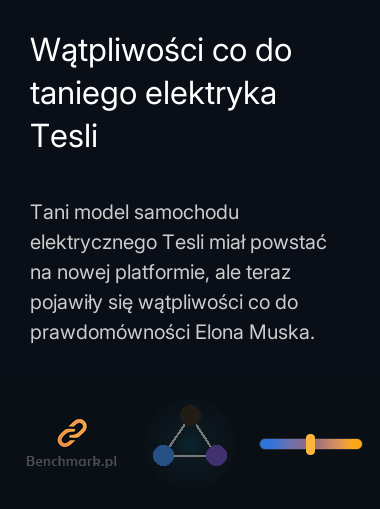 Wątpliwości co do taniego elektryka Tesli