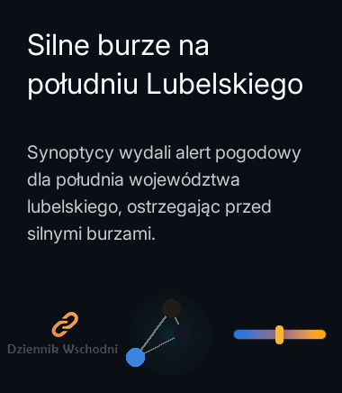 Silne burze na południu Lubelskiego