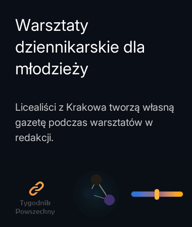 Warsztaty dziennikarskie dla młodzieży