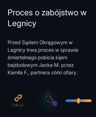 Proces o zabójstwo w Legnicy