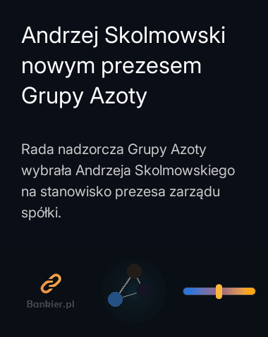 Andrzej Skolmowski nowym prezesem Grupy Azoty
