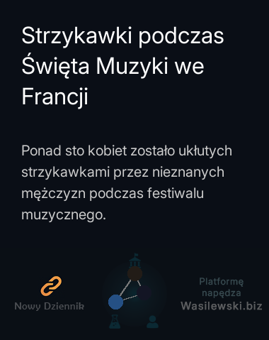Strzykawki podczas Święta Muzyki we Francji