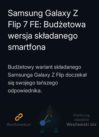 Samsung Galaxy Z Flip 7 FE: Budżetowa wersja składanego smartfona