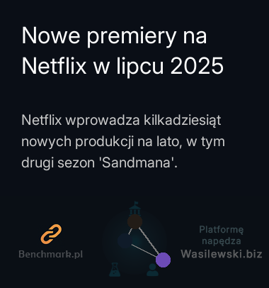 Nowe premiery na Netflix w lipcu 2025