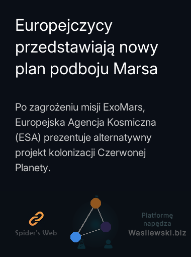 Europejczycy przedstawiają nowy plan podboju Marsa