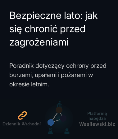 Bezpieczne lato: jak się chronić przed zagrożeniami
